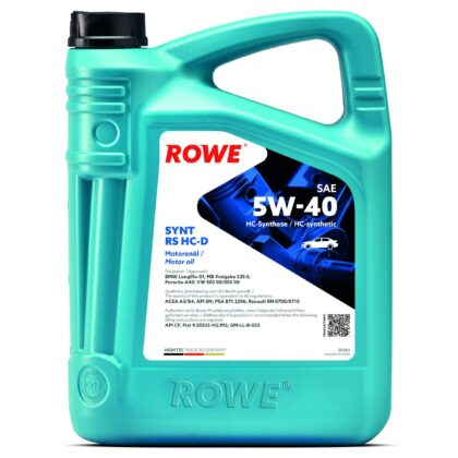 Motorno olje ROWE RS-HC-D 5L 5W-40 20163